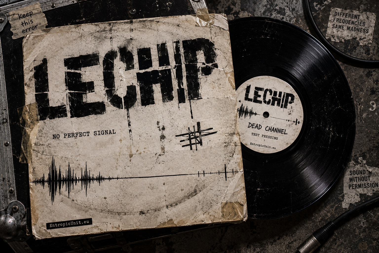 LeChip Plattenhülle: No Perfect Signal, Testpressung Dead Channel